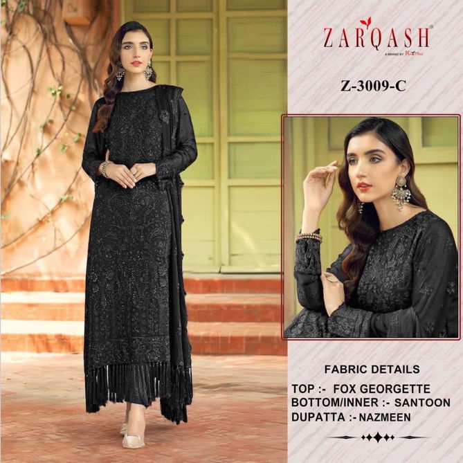 Z 3009 By Zarqash Pakistani Salwar Suit Catalog